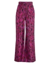 Lanvin Woman Pants Fuchsia Size 8 Silk In Pink