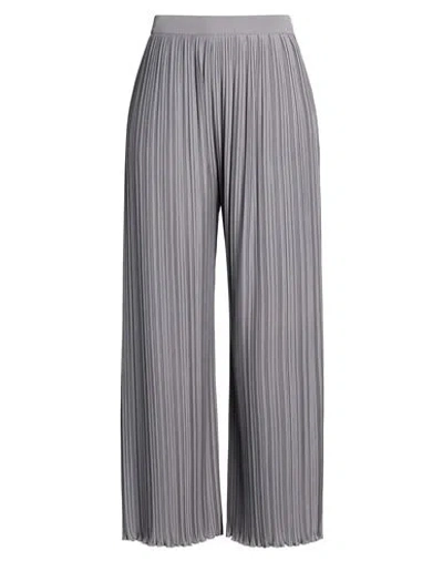 Lanvin Woman Pants Grey Size 10 Polyester In Gold