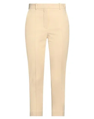 Lanvin Woman Pants Sand Size 4 Cotton, Viscose, Elastane In Beige
