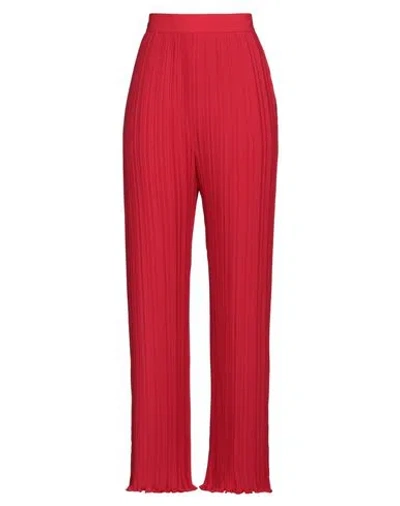 Lanvin Woman Pants Tomato Red Size 8 Polyester