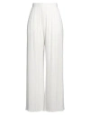 Lanvin Woman Pants White Size 6 Polyester