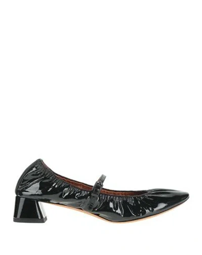Lanvin Woman Pumps Black Size 8 Calfskin