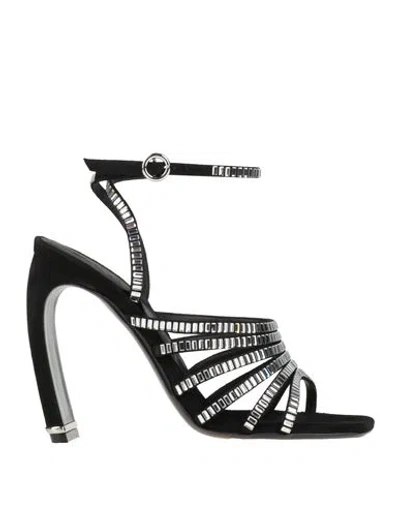 Lanvin Woman Sandals Black Size 8 Leather