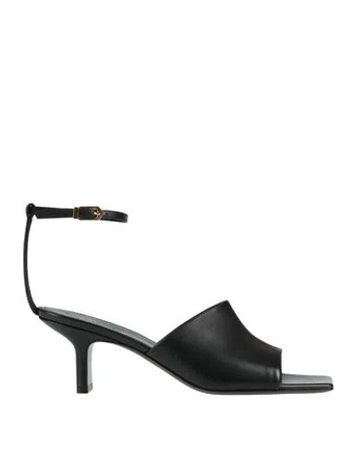 Lanvin Woman Sandals Black Size 9 Calfskin