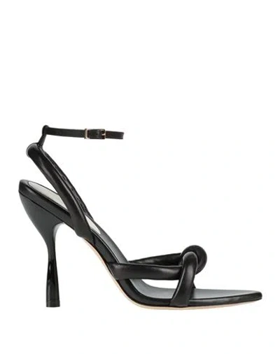 Lanvin Woman Sandals Black Size 9 Lambskin