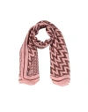 Lanvin Jacquard-schal Aus Seide In Pink