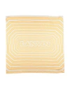 Lanvin Woman Scarf Apricot Size - Silk In Orange