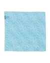 Lanvin Woman Scarf Azure Size - Cotton, Silk In Blue