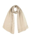 Lanvin Woman Scarf Beige Size - Silk In Sand