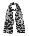 Lanvin Woman Scarf Black Size - Cotton, Silk
