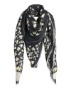 Lanvin Woman Scarf Black Size - Modal, Cashmere In Black
