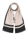 Lanvin Woman Scarf Black Size - Modal, Cashmere