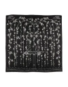 Lanvin Floral-print Silk Scarf In Schwarz