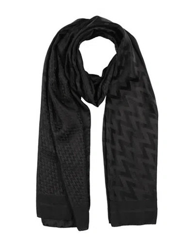 Lanvin Woman Scarf Black Size - Silk