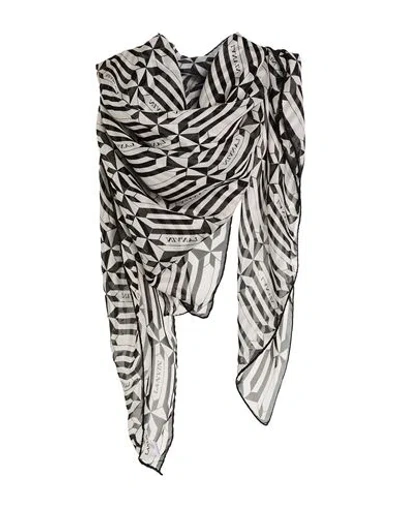 Lanvin Woman Scarf Black Size - Silk
