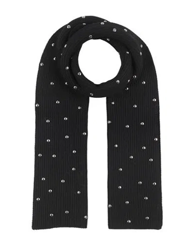 Lanvin Woman Scarf Black Size - Wool