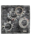 Lanvin Woman Scarf Charcoal Size - Silk In Gray