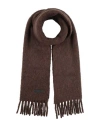 Lanvin Woman Scarf Chocolate Brown Size - Alpaca Wool, Polyamide In Brown