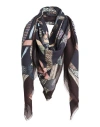 Lanvin Woman Scarf Dark Brown Size - Modal, Cashmere In Brown