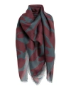 Lanvin Woman Scarf Grey Size - Modal, Cashmere In Multi