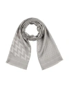 Lanvin Woman Scarf Grey Size - Silk, Wool In Grey