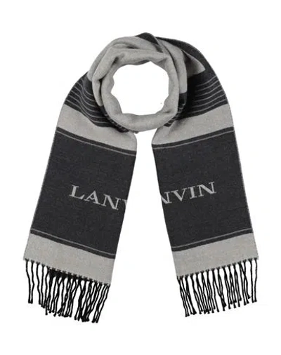 Lanvin Woman Scarf Grey Size - Virgin Wool