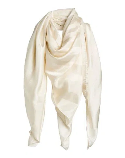 Lanvin Woman Scarf Ivory Size - Silk In Neutral