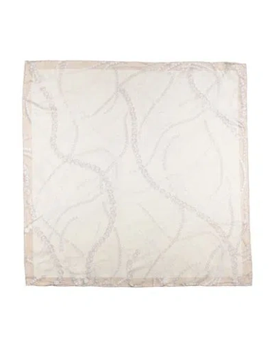 Lanvin Woman Scarf Ivory Size - Silk In Neutral