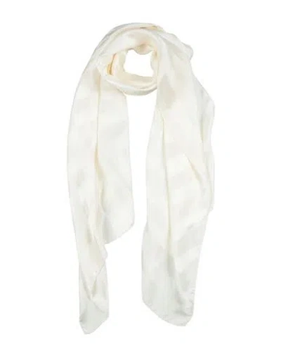 Lanvin Woman Scarf Ivory Size - Silk In White