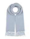 Lanvin Woman Scarf Light Blue Size - Alpaca Wool, Polyamide