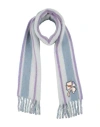 Lanvin Woman Scarf Light Blue Size - Wool, Polyamide, Alpaca Wool, Mohair Wool In Blue