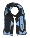 Lanvin Woman Scarf Light Blue Size - Wool, Polyamide, Virgin Wool, Silk In Blue