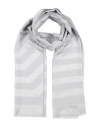 Lanvin Woman Scarf Light Grey Size - Silk, Wool In Gray