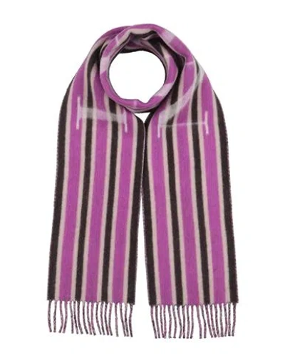 Lanvin Woman Scarf Mauve Size - Virgin Wool In Purple
