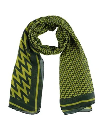 Lanvin Woman Scarf Military Green Size - Silk