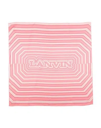 Lanvin Woman Scarf Pink Size - Silk