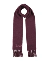 Lanvin Woman Scarf Plum Size - Alpaca Wool, Polyamide, Wool In Purple