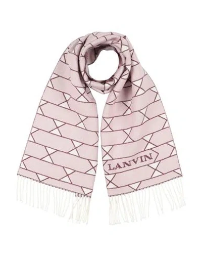 Lanvin Woman Scarf Plum Size - Virgin Wool In Purple