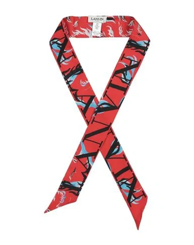 Lanvin Woman Scarf Red Size - Silk