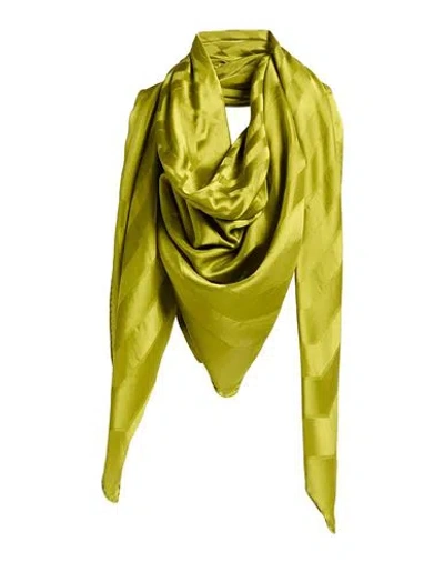 Lanvin Woman Scarf Sage Green Size - Silk