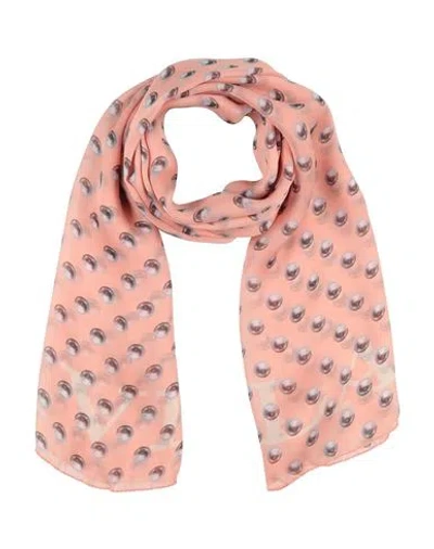 Lanvin Woman Scarf Salmon Pink Size - Silk