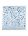 Lanvin Woman Scarf Sky Blue Size - Silk In Blue