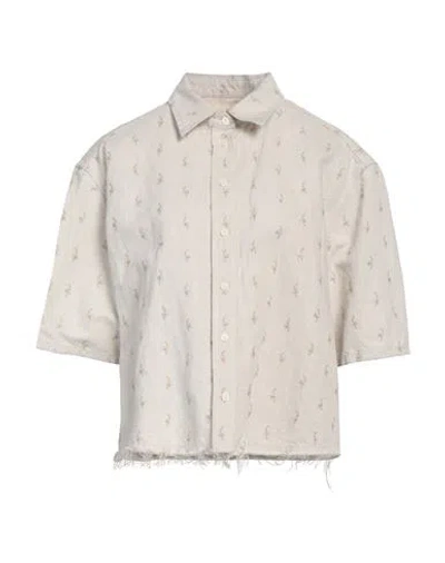 Lanvin Woman Shirt Off White Size 10 Cotton, Linen