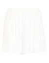 Lanvin Woman Shorts & Bermuda Shorts White Size 6 Polyester