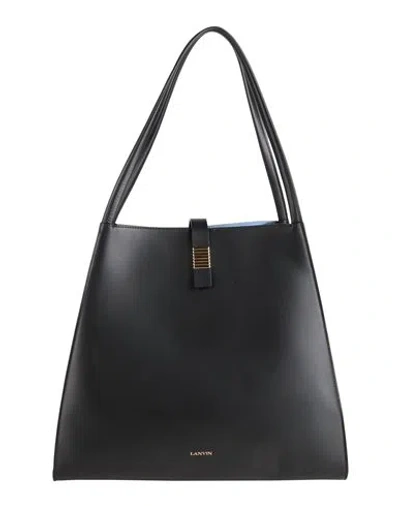 Lanvin Woman Shoulder Bag Black Size - Leather
