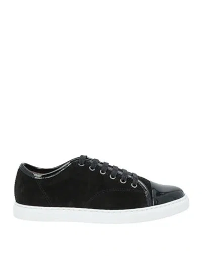 Lanvin Woman Sneakers Black Size 6 Calfskin