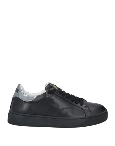 Lanvin Woman Sneakers Black Size 8 Leather