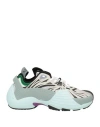 Lanvin Woman Sneakers Light Grey Size 9 Polyurethane, Polyester, Thermoplastic Polyurethane, Nylon