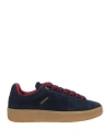 Lanvin Woman Sneakers Midnight Blue Size 8 Calfskin