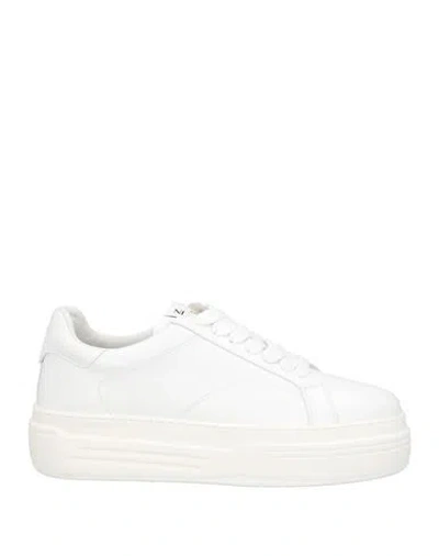Lanvin Woman Sneakers White Size 8 Calfskin